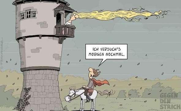 Comic zu Rapunzel